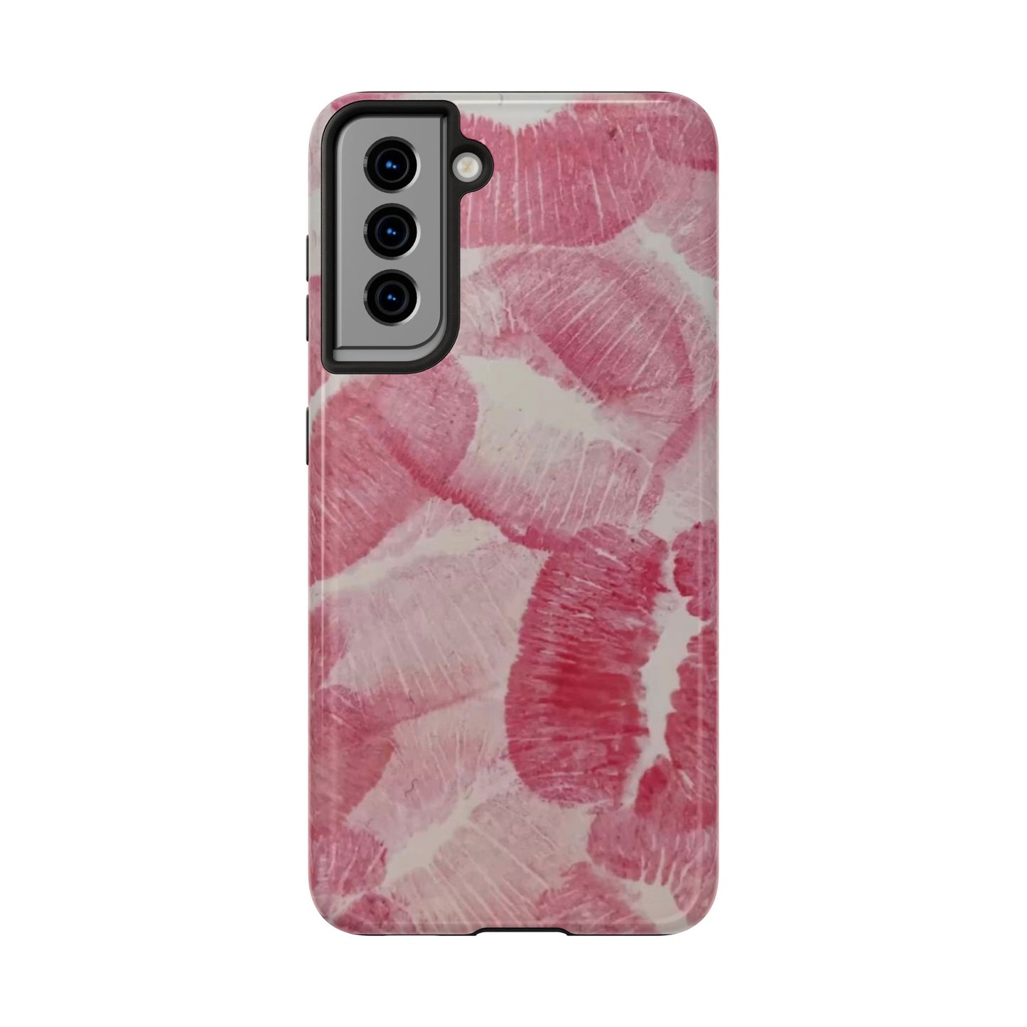 Pink Kiss Print Phone Case