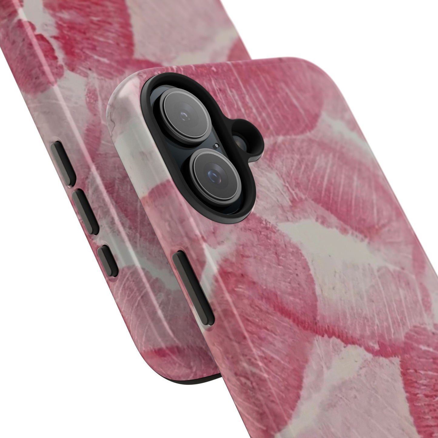 Pink Kiss Print Phone Case