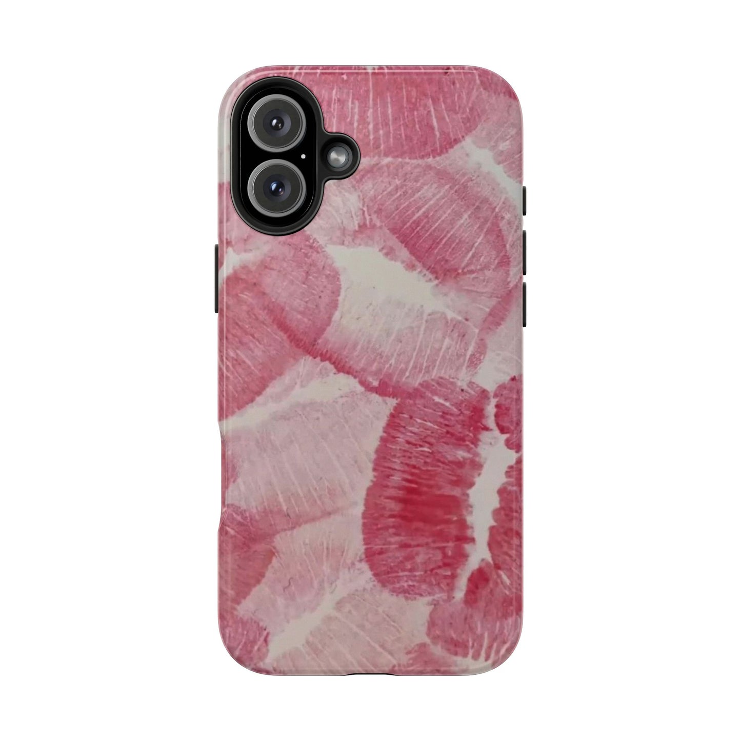 Pink Kiss Print Phone Case