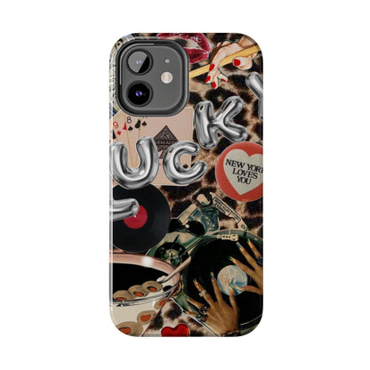 Lucy Phone Case, Retro, Photo Collage, Aesthetic