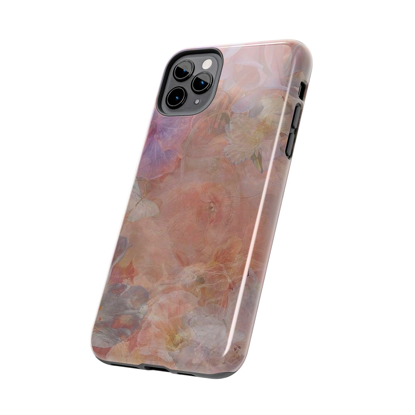 Floral Watercolor Phone Case, Tough Phone Case, Trending, Floral