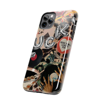 Lucy Phone Case, Retro, Photo Collage, Aesthetic