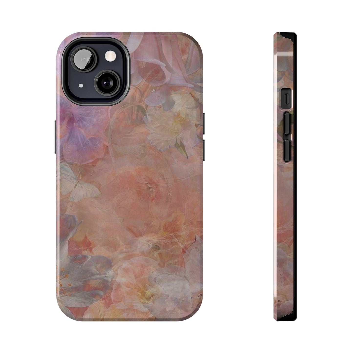 Floral Watercolor Phone Case, Tough Phone Case, Trending, Floral