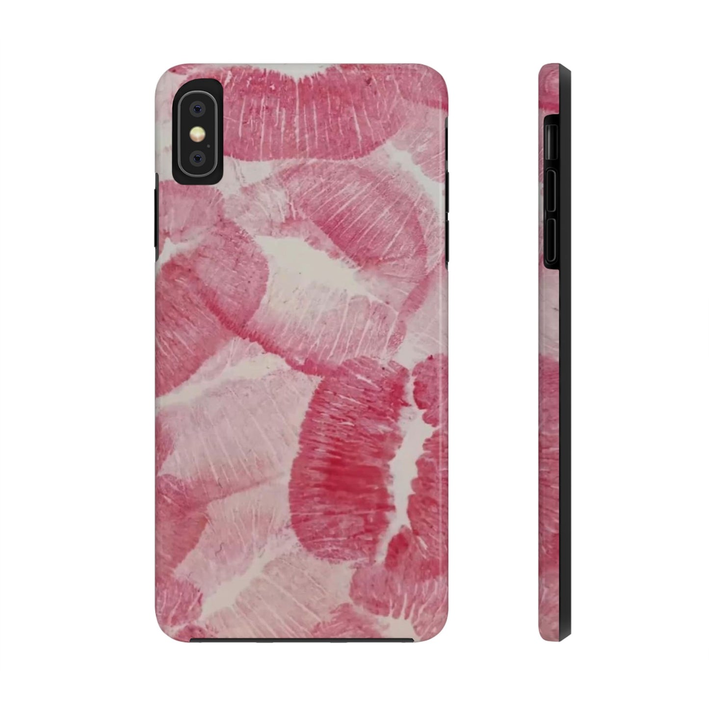 Pink Kiss Print Phone Case