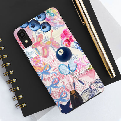 Vibrant Preppy Collage Phone Case.