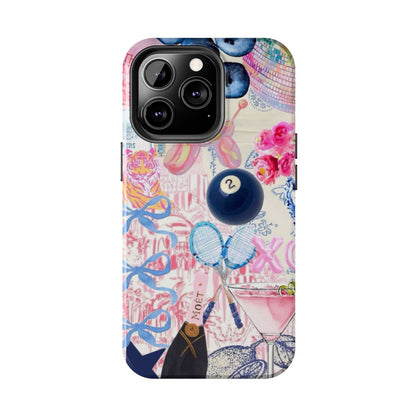 Vibrant Preppy Collage Phone Case.