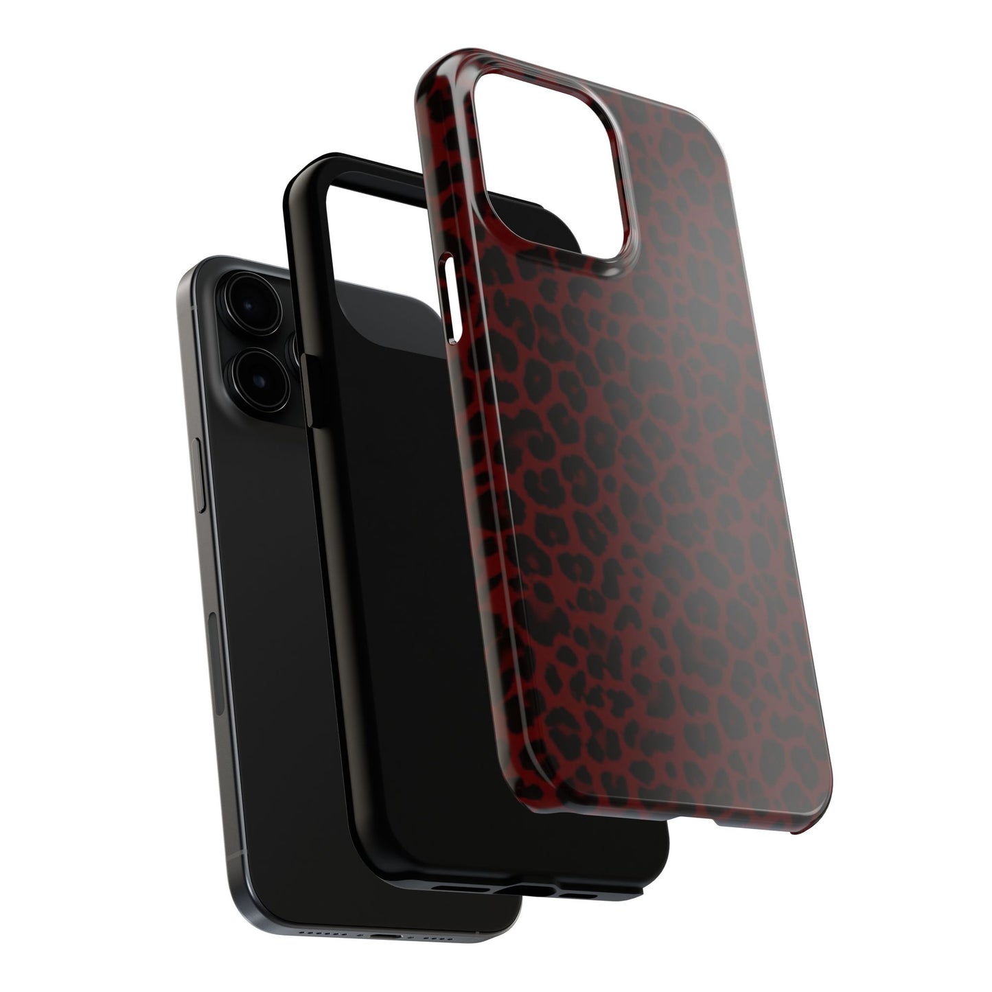 Red Cheetah Print Phone Case