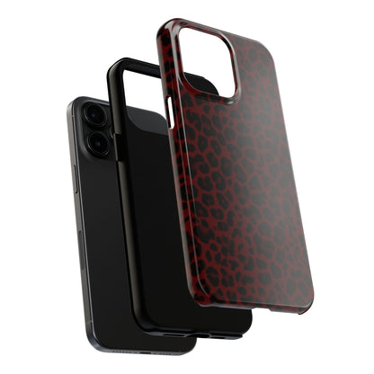 Red Cheetah Print Phone Case