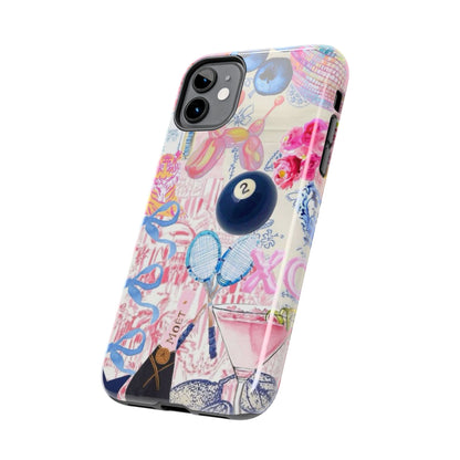 Vibrant Preppy Collage Phone Case.