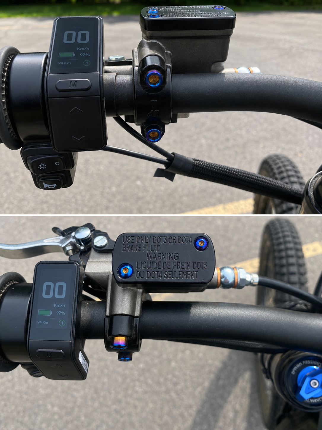 Ultra Bee brakes titanium bolts ￼
